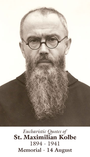 St. Maximilian Kolbe Holy Card